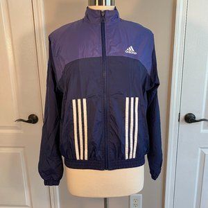 Vintage Adidas lined windbreaker jacket M